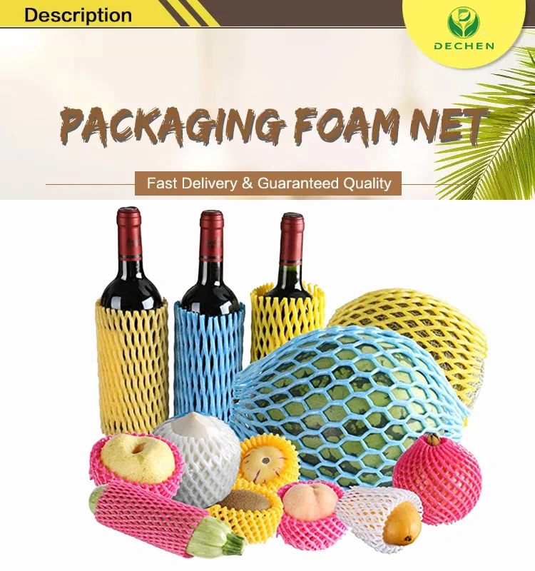 Tubular Sleeves Fruit Shockproof Packaging Net Plastic Netting for Bottles