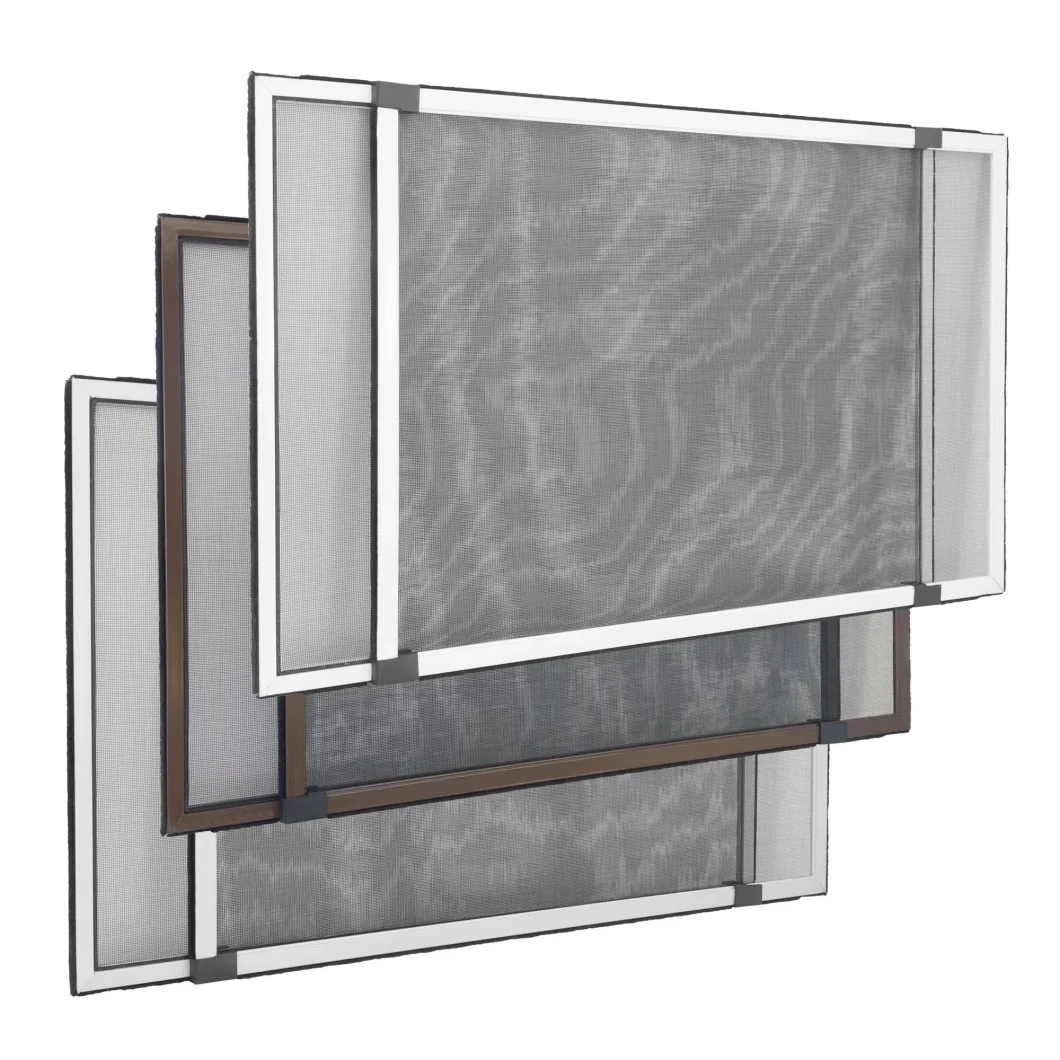 Best Selling Aluminum Frame Extensible Sliding DIY Fiberglass Insect Screen Window for UV-Resistant