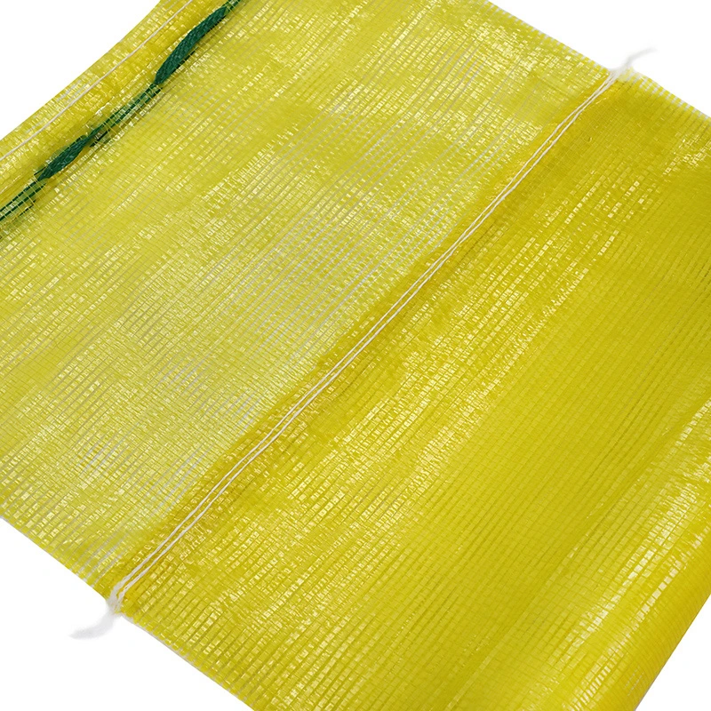 China Factory Wholesale Durable Onion Potato Tomato Cabbage Vegetable Fruit Firewood Seafood Packaging Plastic Packing Drawstring PP Tubular Leno Net Mesh Bag