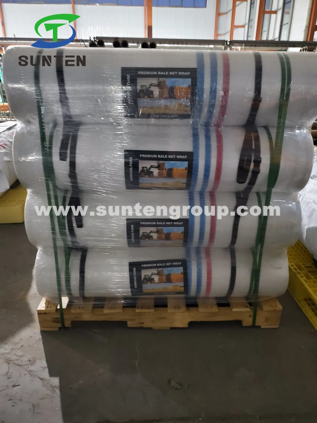 PE/Polyethylene/PP/Plastic/Agricultural White Packing Round Silage/Grass Hay Bale/Bales Net Wrap for Australia