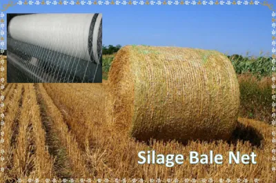 Filet de balle d'ensilage pour balles rondes /balle de filet agricole