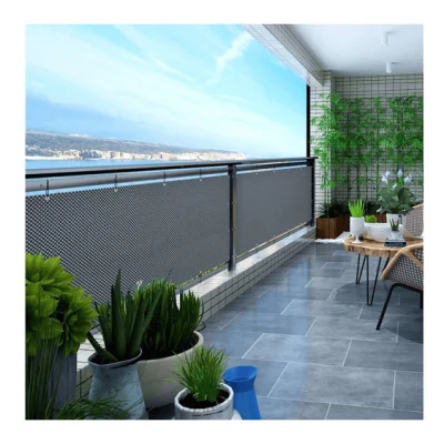 Couverture de clôture de balcon en rotin PVC 0.9X5m