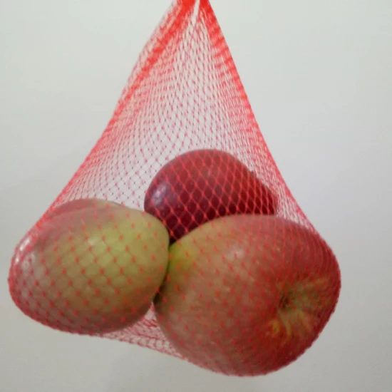 Sacs réutilisables solides de produit de maille, sacs tissés de maille de PE pour des sacs de maille de filet de sac de filet de fruit/légumes